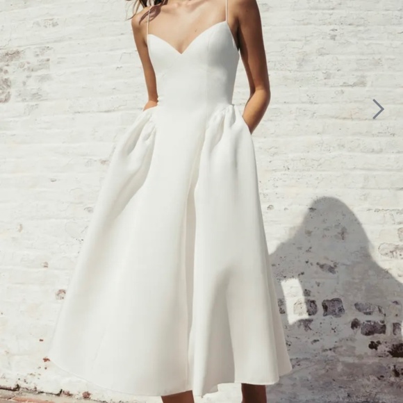 Jenny Yoo White Luella Dress - Picture 4 of 9